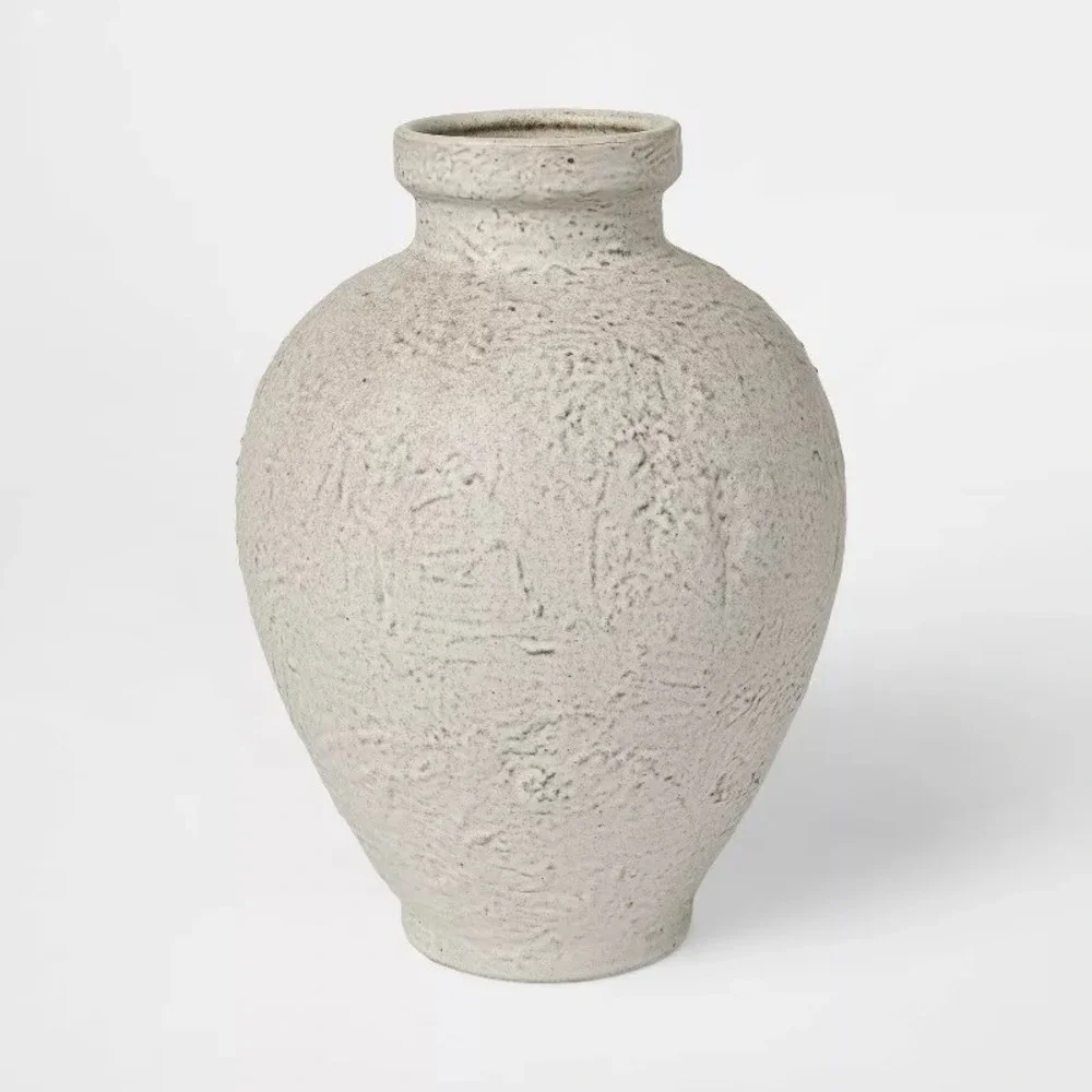 Tall Textured Ceramic Vase‎ Cream - Threshold Studio McGee, Target